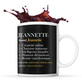 Mug Jeannette Définition Perfection - Planetee