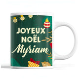 Tasse Noël Myriam Vert - Planetee
