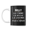 Mug prénom Nelly cadeau départ retraite - Planetee