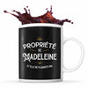 Mug Propriété de Madeleine - Planetee