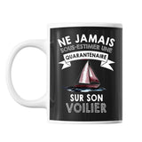 Mug femme voilier quarantenaire - Planetee