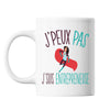 Mug Entrepreneuse j'peux pas Blanc - Planetee