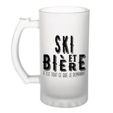 Chope de bière Ski et bière - Planetee