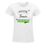 T-shirt Femme Meilleure Fiancée de tous les temps - Planetee