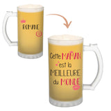 Chope de bière Romane Meilleure Maman - Planetee