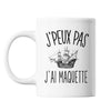 Mug Maquette j'peux pas Blanc - Planetee