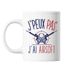 Mug Airsoft j'peux pas Blanc - Planetee