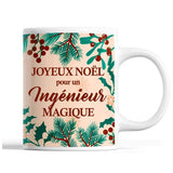 Tasse Noël Ingénieur homme Beige - Planetee