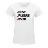 T-shirt femme Best Filleule Ever - Planetee