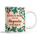 Tasse Noël Nageuse femme Beige - Planetee