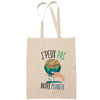 Sac Tote Bag J'peux pas Saut en parachute beige - Planetee