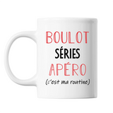 Mug Séries C'est ma Routine Blanc - Planetee