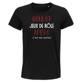 T-shirt femme Jeux de Rôle C'est ma Routine - Planetee