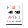 Affiche Handball C'est ma Routine - Planetee