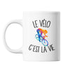 Mug Vélo c'est la vie Cyclisme - Planetee