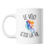 Mug Vélo c'est la vie Cyclisme - Planetee