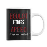 Mug Fitness C'est ma Routine - Planetee