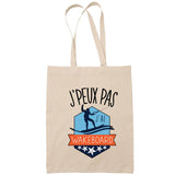 Sac Tote Bag J'peux pas Wakeboard beige - Planetee