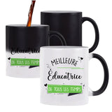 Mug magique Meilleure Éducatrice de tous les temps - Planetee