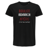 T-shirt homme Méditation C'est ma Routine - Planetee