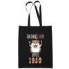 Sac Tote Bag Anniversaire 1930Toujours Faim Noir - Planetee