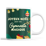 Tasse Noël Gymnaste femme Vert - Planetee