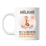 Mug Mélanie Cou Monté Girafe - Planetee