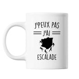 Mug Escalade j'peux pas Blanc - Planetee
