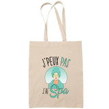 Sac Tote Bag J'peux pas Spa beige - Planetee