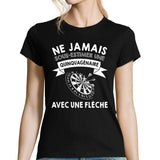 T-shirt femme fléchette quinquagénaire - Planetee