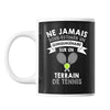 Mug Tennis Quinquagénaire Homme 50 ans - Planetee