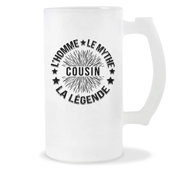 Chope de bière Cousin L'homme le mythe la légende - Planetee