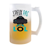 Chope de bière LOL j'peux pas - Planetee