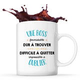 Mug Formidable Boss Cadeau Femme Travail blanc - Planetee