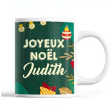 Tasse Noël Judith Vert - Planetee