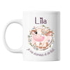 Mug Lila Amour et Biberon de Lait Vache - Planetee