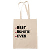 Sac Tote Bag Best Bichette Ever - Planetee