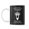 Mug GOT Laissez-moi 5 minutes sur le Throne Personne ne se battra pour le reprende - Planetee