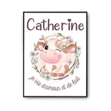 Affiche Catherine Amour et Biberon de Lait Vache - Planetee