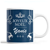 Tasse Noël Yanis Bleu - Planetee