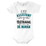 Body bébé Le Petit Assistant de Télétravail de Maman - Planetee