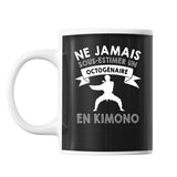 Mug Kimono Octogénaire Homme 80 ans - Planetee
