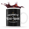 Mug Propriété de Roseline - Planetee