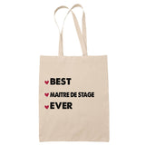 Sac Tote Bag Best Maitresse Ever - Planetee