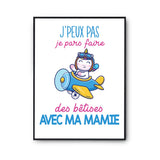 Cadeau Bébé Enfant Bêtises Licorne Famille Personnalisable Fille - Planetee