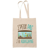 Sac Tote Bag J'peux pas Aquascaping beige - Planetee