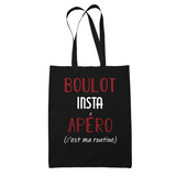 Sac Tote Bag Insta C'est ma Routine - Planetee