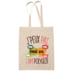 Sac Tote Bag J'peux pas Polyglot beige - Planetee