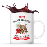 Mug Aliya Elle est aux fraises - Planetee