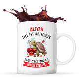 Mug Aliyah Elle est aux fraises - Planetee
